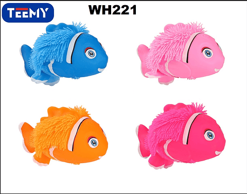 SQUISHY PESCADO PAQUETE 6 PIEZAS (WH221)