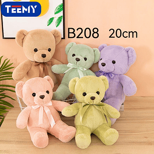 PELUCHE OSO 20 CM  , PRECIO PUBLICADO ES AL POR MAYOR Y DEBEN SER 3 UNIDADES DEL MISMO 