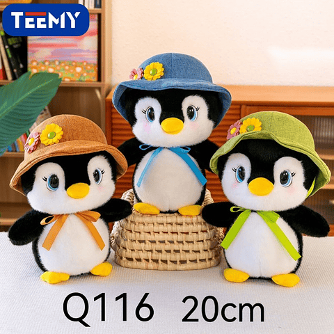 PELUCHE PINGUINO 20 CM , PRECIO PUBLICADO ES AL POR MAYOR Y DEBEN SER 3 UNIDADES DEL MISMO  (Q116)