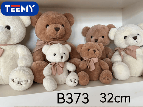 PELUCHE OSO 32 CM, PRECIO PUBLICADO ES AL POR MAYOR Y DEBEN SER 3 UNIDADES DEL MISMO 