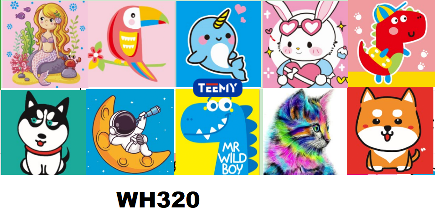 PINTURA DIAMANTE 18 x 18, PRECIO PUBLICADO ES AL POR MAYOR Y DEBEN SER 3 UNIDADES DEL MISMO  (WH320) 1