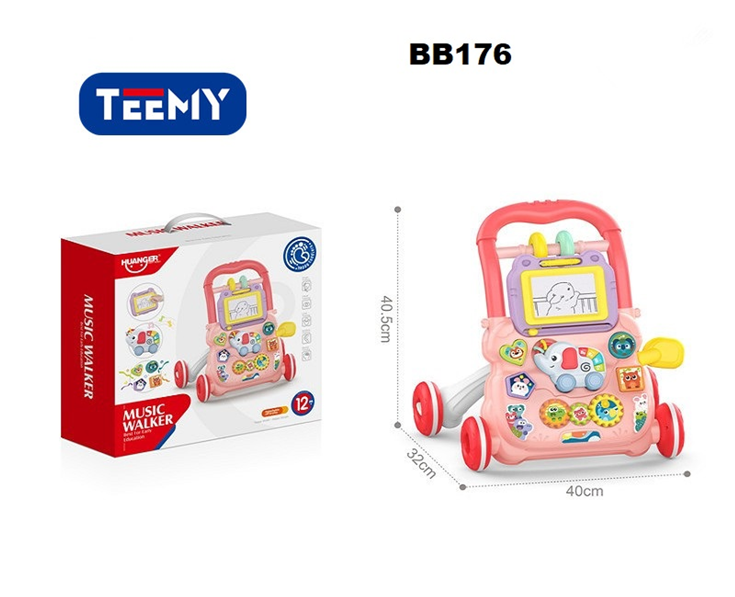 CAMINADORA PARA BEBE MUSICAL MULTIFUNCIONAL, PRECIO PUBLICADO ES AL POR MAYOR Y DEBEN SER 3 UNIDADES DEL MISMO  (BB176) 1