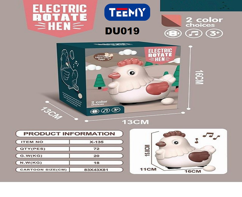 GALLINA A  BATERIA, PRECIO PUBLICADO ES AL POR MAYOR Y DEBEN SER 3 UNIDADES DEL MISMO  (DU019) 1