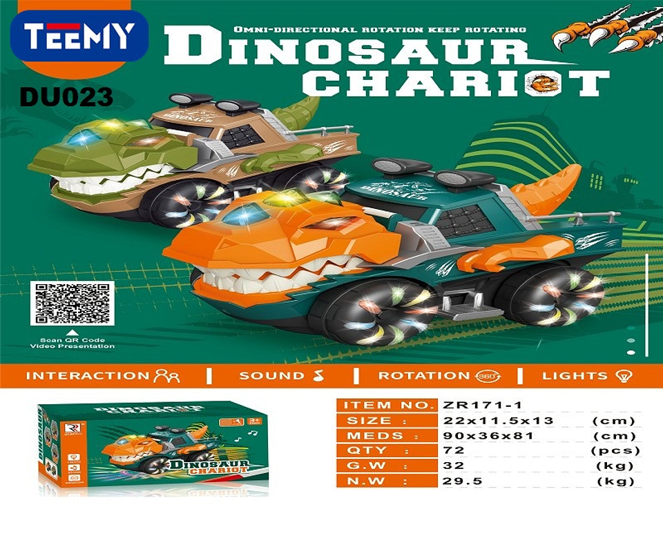 CARRO EN FORMA DE DINOSAURIO , PRECIO PUBLICADO ES AL POR MAYOR Y DEBEN SER 3 UNIDADES DEL MISMO  (DU023) 1