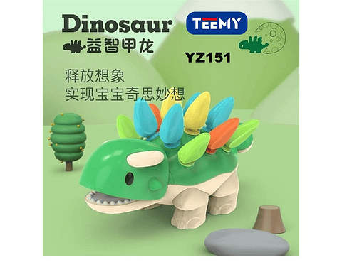 DINOSAURIO ENCAJE , 3 DEL MISMO POR MAYOR  (YZ151)