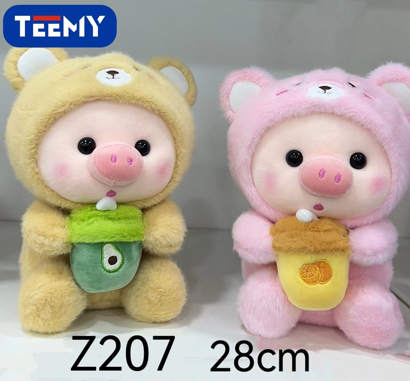 PELUCHE CHANCHO 28 CM, PRECIO PUBLICADO ES AL POR MAYOR Y DEBEN SER 3 UNIDADES DEL MISMO  (Z207) 1