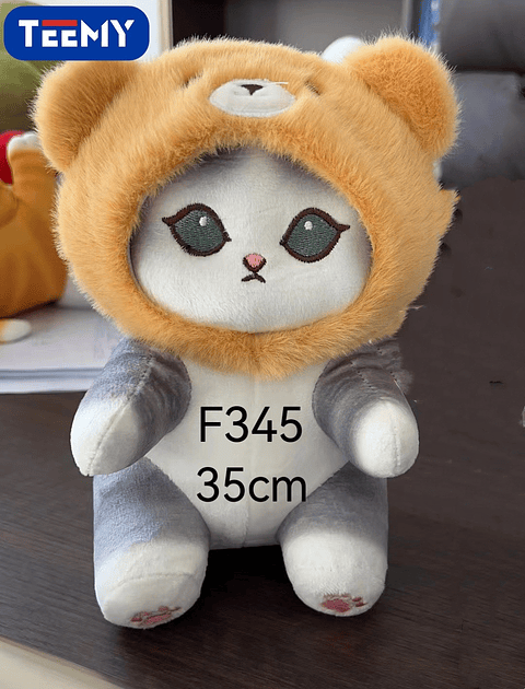 PELUCHE 35 CM, PRECIO PUBLICADO ES AL POR MAYOR Y DEBEN SER 3 UNIDADES DEL MISMO  (F345)