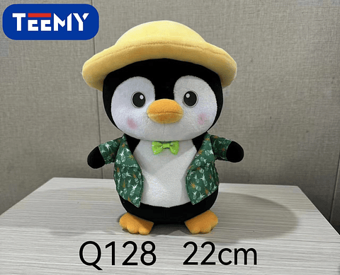 PELUCHE PINGUINO 22 CM , PRECIO PUBLICADO ES AL POR MAYOR Y DEBEN SER 3 UNIDADES DEL MISMO  (Q128)