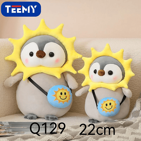 PELUCHE PINGUINO 22 CM , PRECIO PUBLICADO ES AL POR MAYOR Y DEBEN SER 3 UNIDADES DEL MISMO  (Q129)