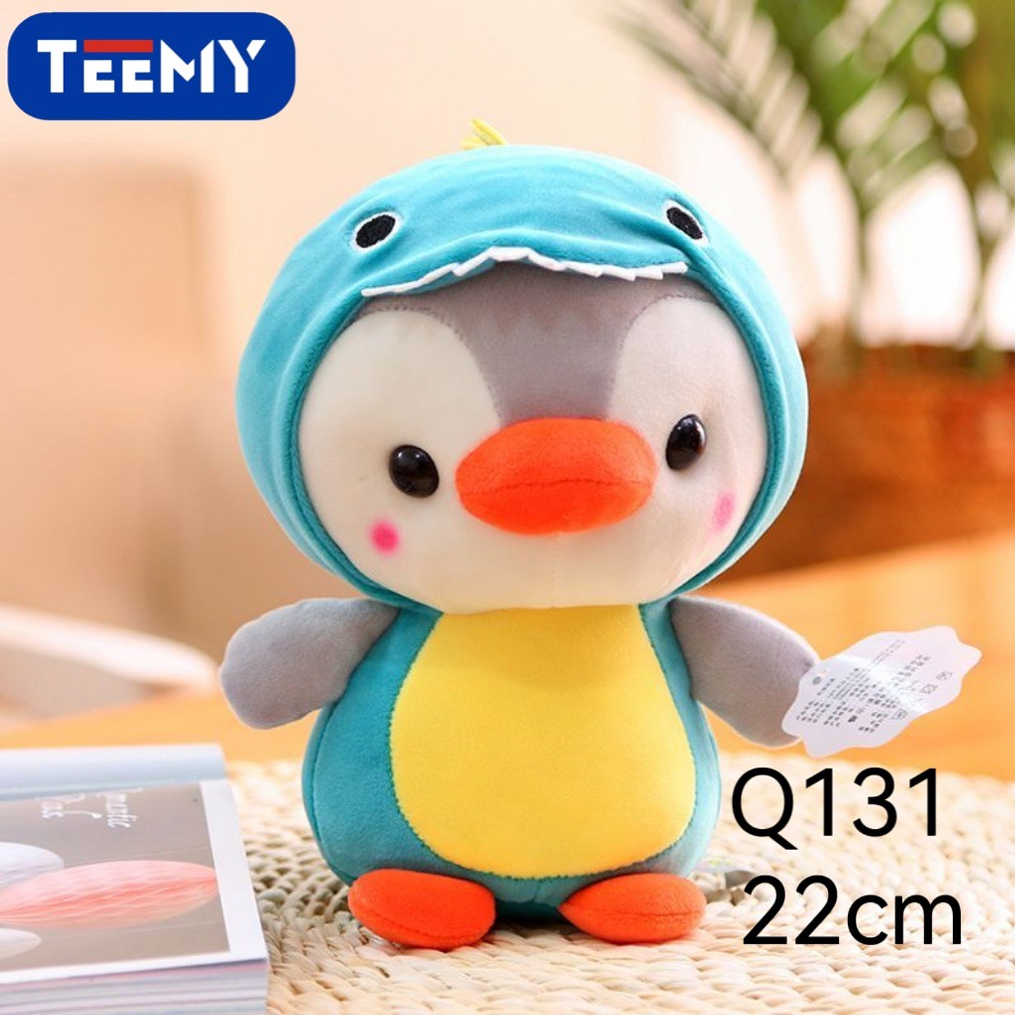 PELUCHE PINGUINO 22 CM , PRECIO PUBLICADO ES AL POR MAYOR Y DEBEN SER 3 UNIDADES DEL MISMO  (Q131) 1