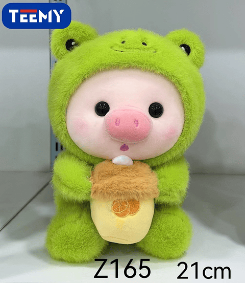 PELUCHE CHANCHO 21 CM, PRECIO PUBLICADO ES AL POR MAYOR Y DEBEN SER 3 UNIDADES DEL MISMO  (Z165)