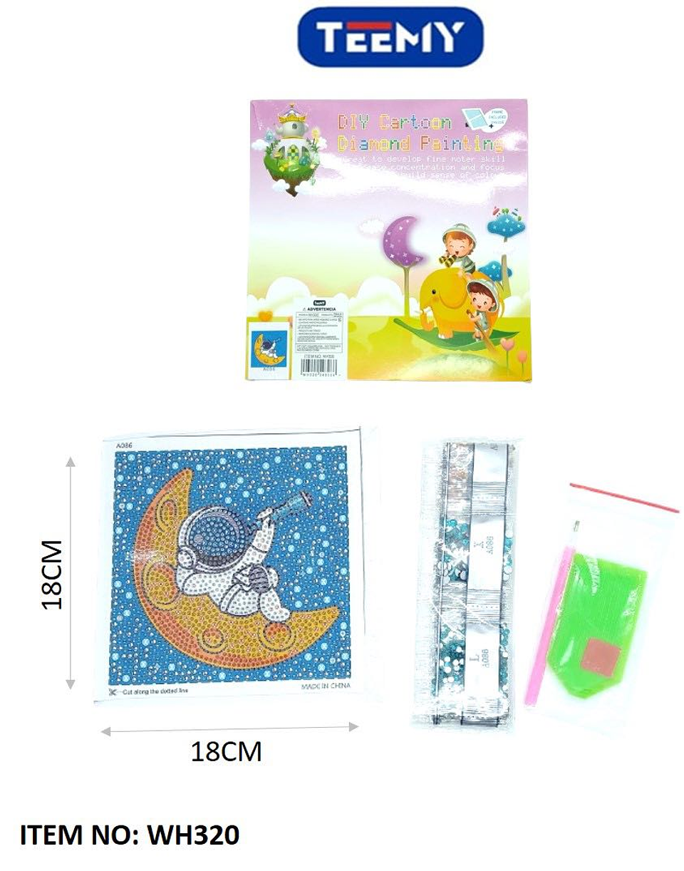 PINTURA DIAMANTE 18 x 18 , PRECIO PUBLICADO ES AL POR MAYOR Y DEBEN SER 3 UNIDADES DEL MISMO  (WH320) 1