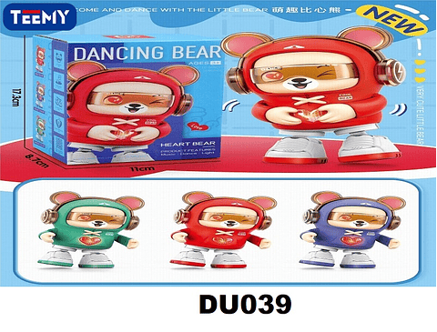 OSO BAILARIN, PRECIO PUBLICADO ES AL POR MAYOR Y DEBEN SER 3 UNIDADES DEL MISMO  (DU039)