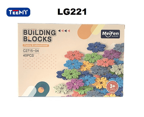 BLOQUES ARMABLES 40 PIEZAS , PRECIO PUBLICADO ES AL POR MAYOR Y DEBEN SER 3 UNIDADES DEL MISMO  (LG221)