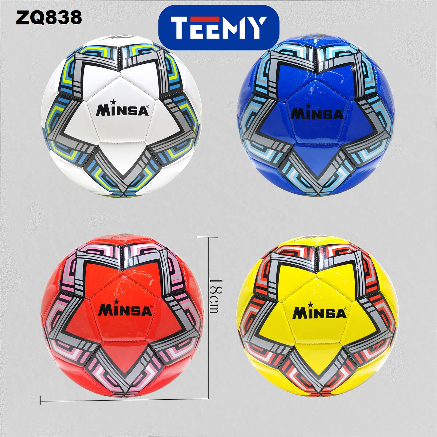 BALON DE FUTBOL  , PRECIO PUBLICADO ES AL POR MAYOR Y DEBEN SER 3 UNIDADES DEL MISMO  (ZQ838) 1