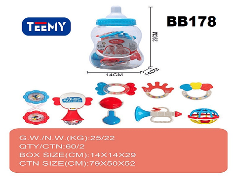 MAMADERA CON SONAJEROS , PRECIO PUBLICADO ES AL POR MAYOR Y DEBEN SER 3 UNIDADES DEL MISMO  (BB178)