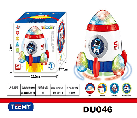 NAVE ESPACIAL CON LUCES Y SONIDO , PRECIO PUBLICADO ES AL POR MAYOR Y DEBEN SER 3 UNIDADES DEL MISMO  (DU046)