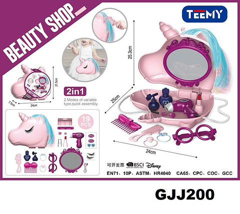 JUGUETE BELLEZA 2 EN 1 , PRECIO PUBLICADO ES AL POR MAYOR Y DEBEN SER 3 UNIDADES DEL MISMO  (GJJ200)