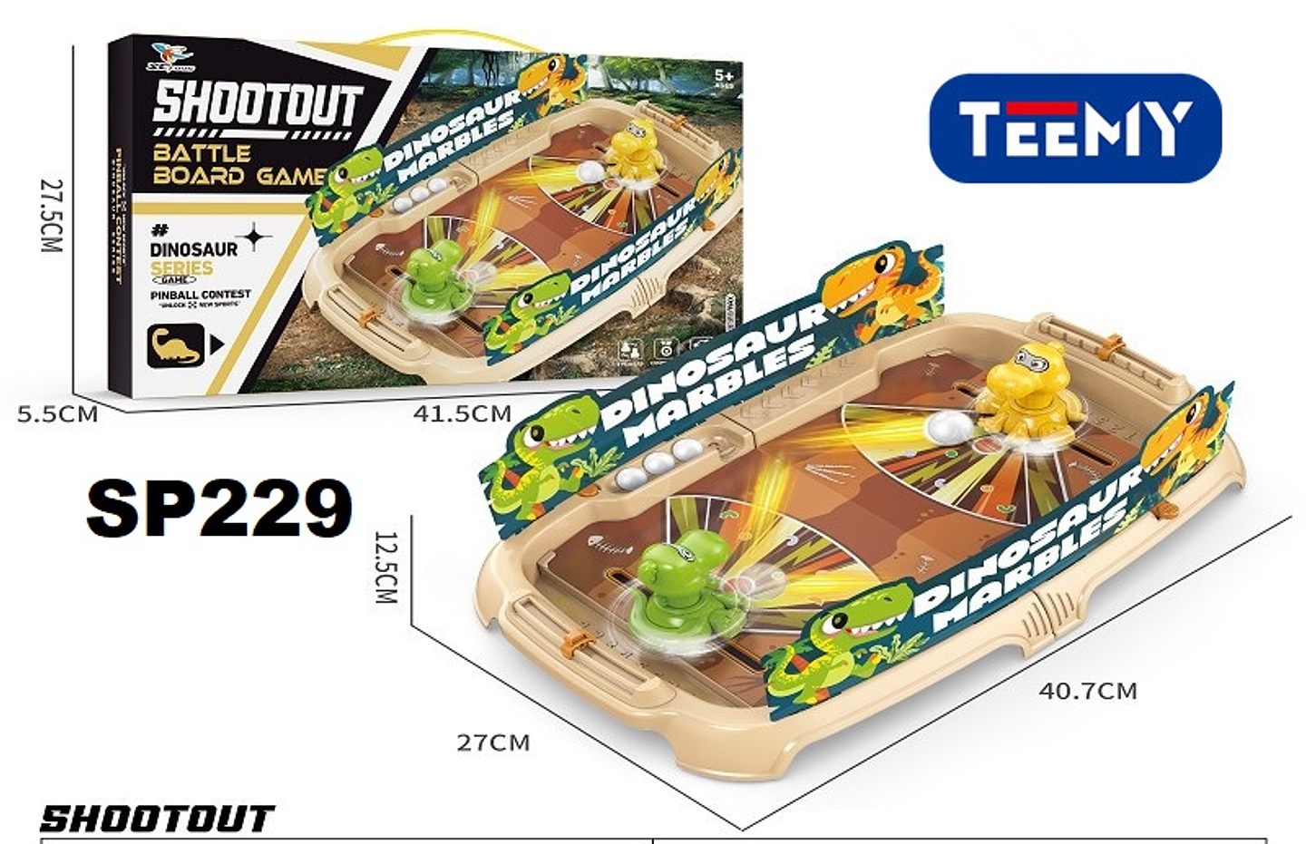 MESA DE JUEGOS DINOSAURIO, PRECIO PUBLICADO ES AL POR MAYOR Y DEBEN SER 3 UNIDADES DEL MISMO  (SP229) 1