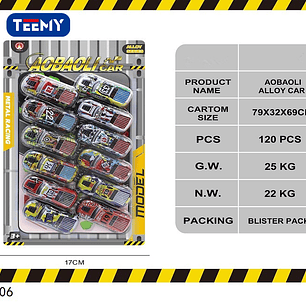 CARROS JUGUETE, PRECIO PUBLICADO ES AL POR MAYOR Y DEBEN SER 4 UNIDADES DEL MISMO 