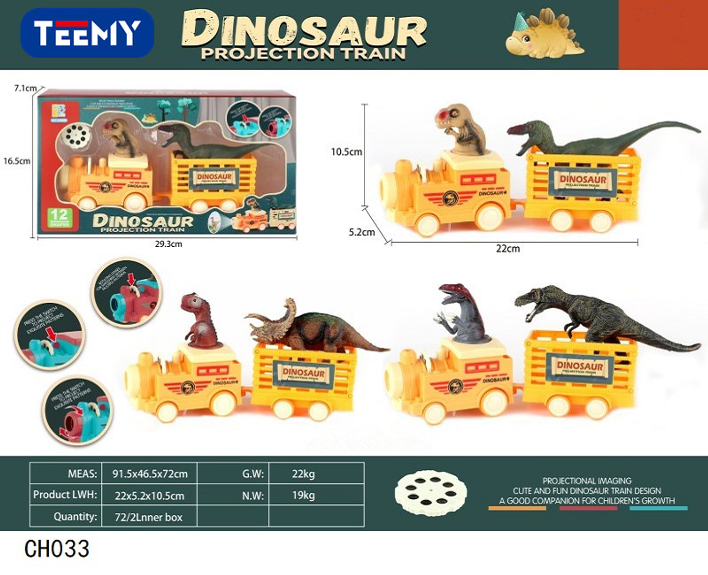 DINOSAURIOS CON CARROS, PRECIO PUBLICADO ES AL POR MAYOR Y DEBEN SER 3 UNIDADES DEL MISMO  (CH033) 1