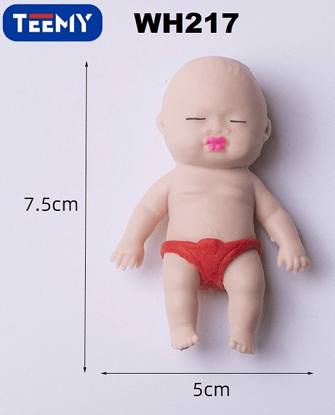 BEBE SQUISHY PAQUETE 12 PIEZAS (WH217)