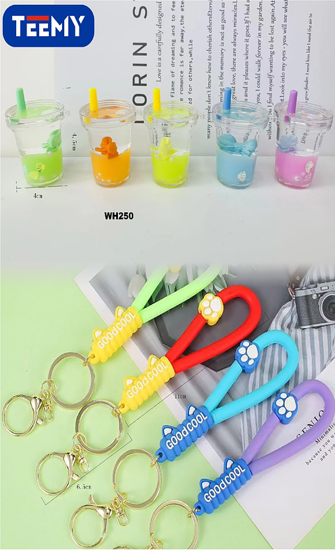 LLAVEROS SENSORIALES CON LIQUIDO PAQUETE 6 PIEZAS (WH250)