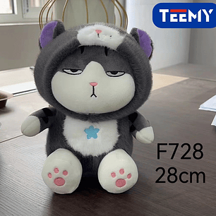 PELUCHE GATO EMPERADOR DISFRAZADO 28 CM,  , PRECIO PUBLICADO ES AL POR MAYOR Y DEBEN SER 4 UNIDADES DEL MISMO 