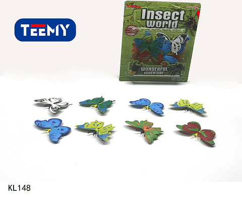 INSECTOS JUGUETE , PRECIO PUBLICADO ES AL POR MAYOR Y DEBEN SER 3 UNIDADES DEL MISMO  (KL148)