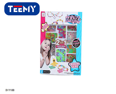 JUEGO DE MANUALIDADES PARA HACER PULSERAS , PRECIO PUBLICADO ES AL POR MAYOR Y DEBEN SER 3 UNIDADES DEL MISMO  (DIY188)