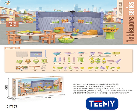 JUEGO MINIMARKET , PRECIO PUBLICADO ES AL POR MAYOR Y DEBEN SER 3 UNIDADES DEL MISMO  (DIY163)