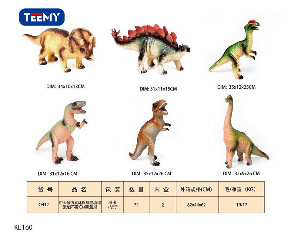 DINOSAURIOS JUGUETE, PRECIO PUBLICADO ES AL POR MAYOR Y DEBEN SER 3 UNIDADES DEL MISMO  (KL160) 1