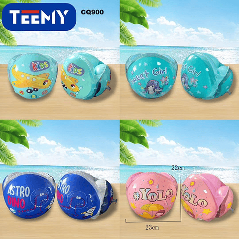 FLOTADOR ALITA PAQUETE 12 PIEZAS  (CQ900)