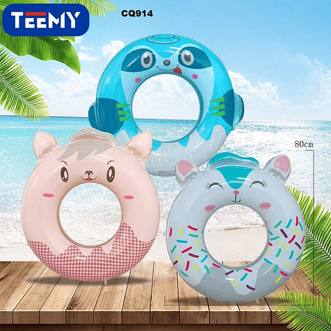 SALVAVIDAS 80 CM PAQUETE 12 PIEZAS (CQ914)