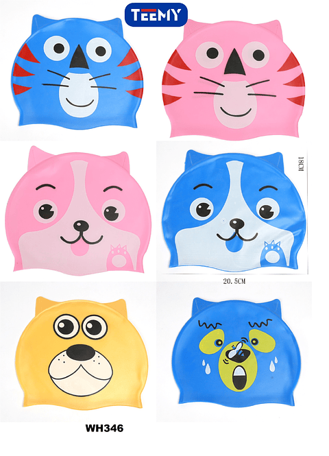 GORRO PISCINA PAQUETE 6 PIEZAS (WH346)