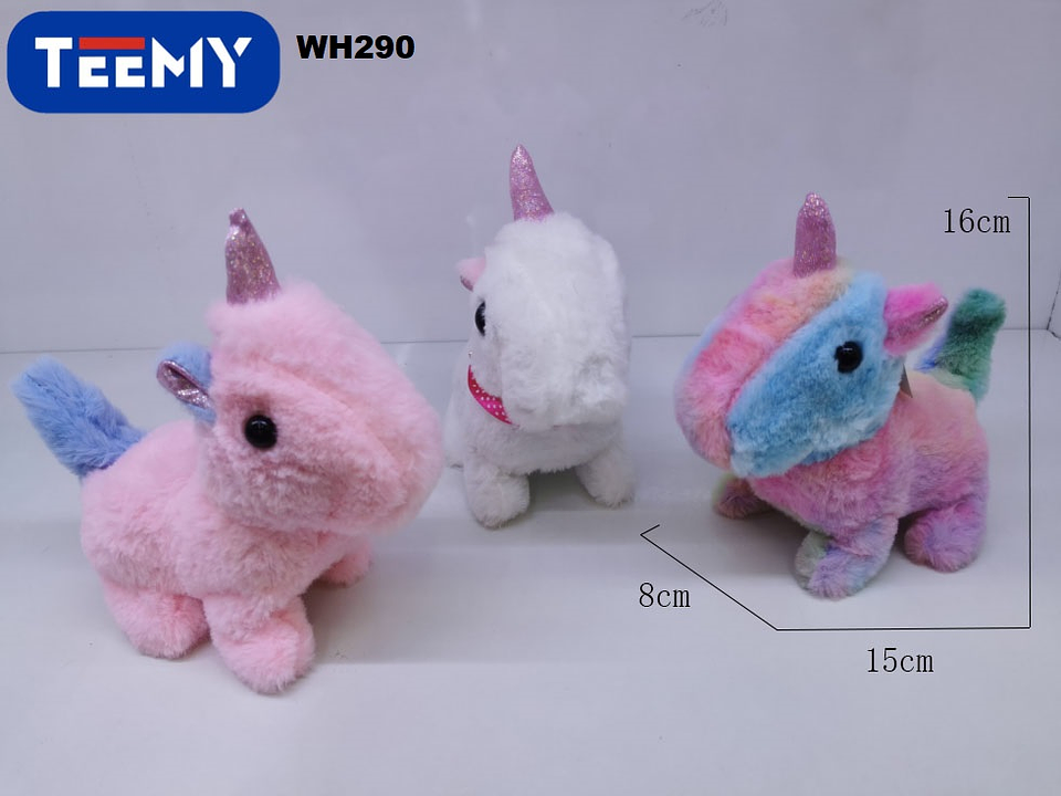 UNICORNIO A PILA, PRECIO PUBLICADO ES AL POR MAYOR Y DEBEN SER 3 UNIDADES DEL MISMO  (WH290) 1