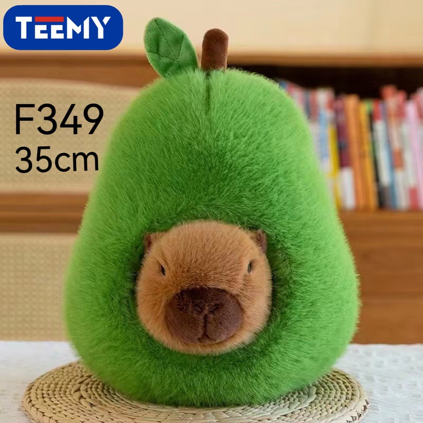 PELUCHE CAPYBARA 35 CM  , PRECIO PUBLICADO ES AL POR MAYOR Y DEBEN SER 3 UNIDADES DEL MISMO  (F349) 1