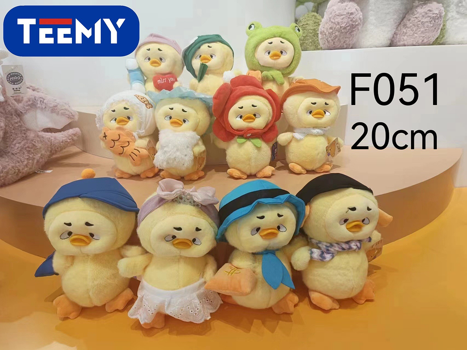 PELUCHE PATO 20 CM , PRECIO PUBLICADO ES AL POR MAYOR Y DEBEN SER 3 UNIDADES DEL MISMO  (F051) 1