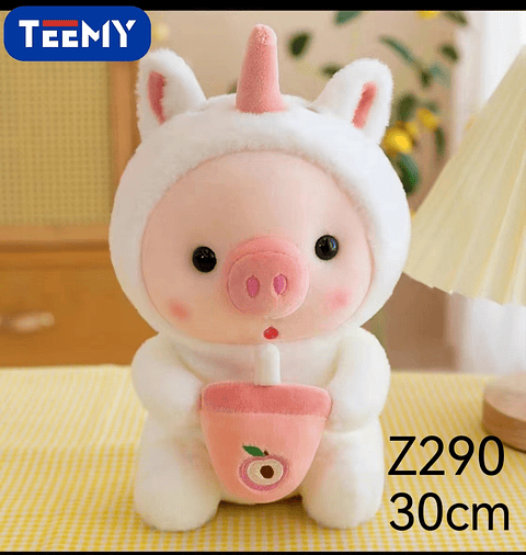 PELUCHE CHANCHO 30 CM , PRECIO PUBLICADO ES AL POR MAYOR Y DEBEN SER 3 UNIDADES DEL MISMO  (Z290)