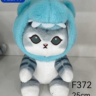 PELUCHE GATO DISFRAZ FOCA 25 CM , PRECIO PUBLICADO ES AL POR MAYOR Y DEBEN SER 4 UNIDADES DEL MISMO 