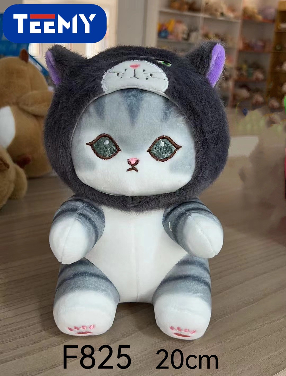 PELUCHE GATO 20 CM , PRECIO PUBLICADO ES AL POR MAYOR Y DEBEN SER 3 UNIDADES DEL MISMO  (F825) 1