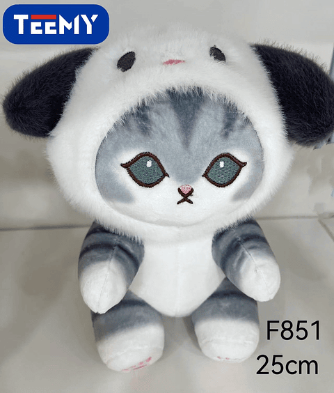PELUCHE GATO 25 CM , PRECIO PUBLICADO ES AL POR MAYOR Y DEBEN SER 3 UNIDADES DEL MISMO  (F851)