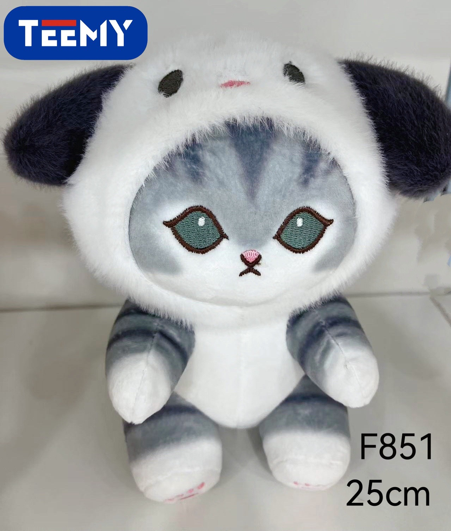PELUCHE GATO 25 CM , PRECIO PUBLICADO ES AL POR MAYOR Y DEBEN SER 3 UNIDADES DEL MISMO  (F851) 1