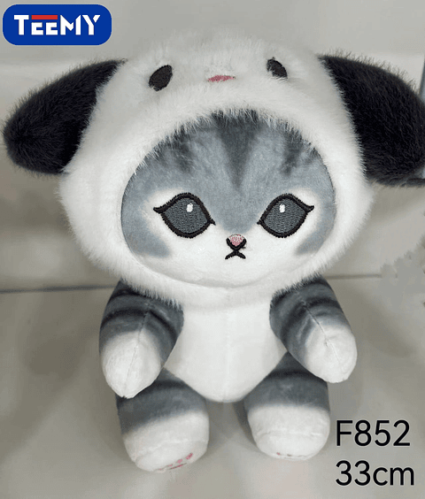PELUCHE GATO 33 CM , PRECIO PUBLICADO ES AL POR MAYOR Y DEBEN SER 3 UNIDADES DEL MISMO  (F852)
