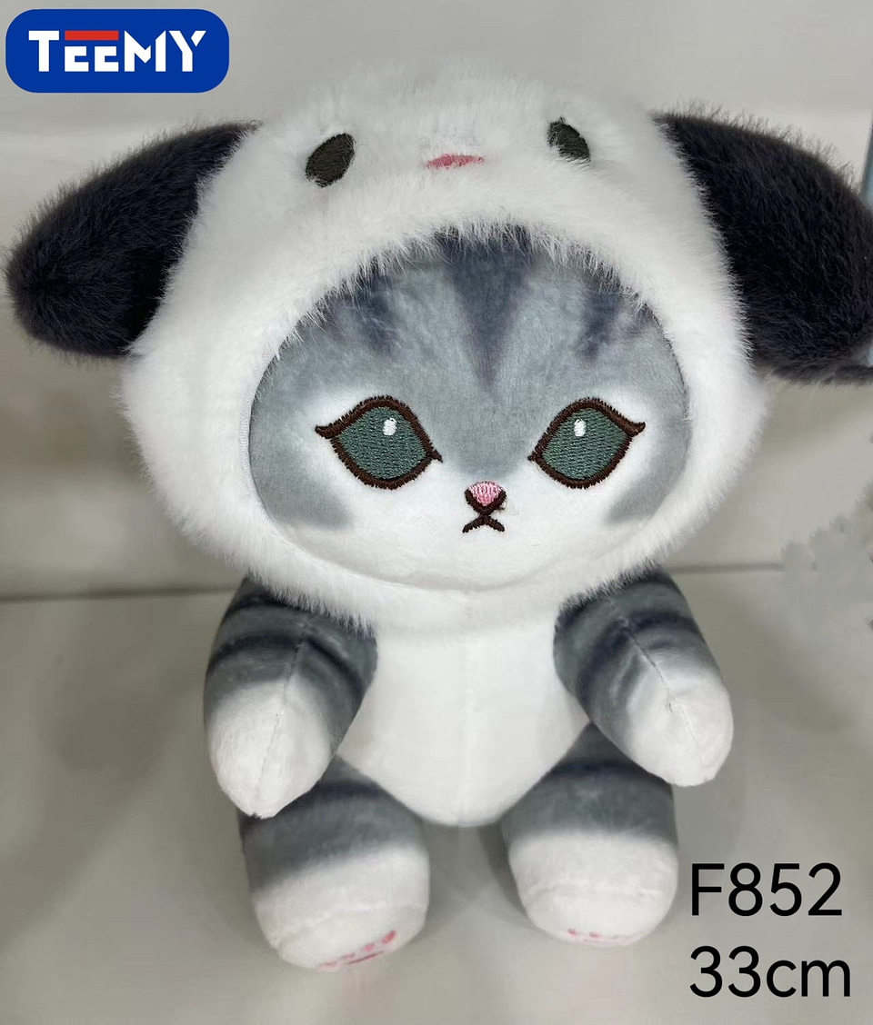 PELUCHE GATO 33 CM , 3 DEL MISMO POR MAYOR  (F852) 1