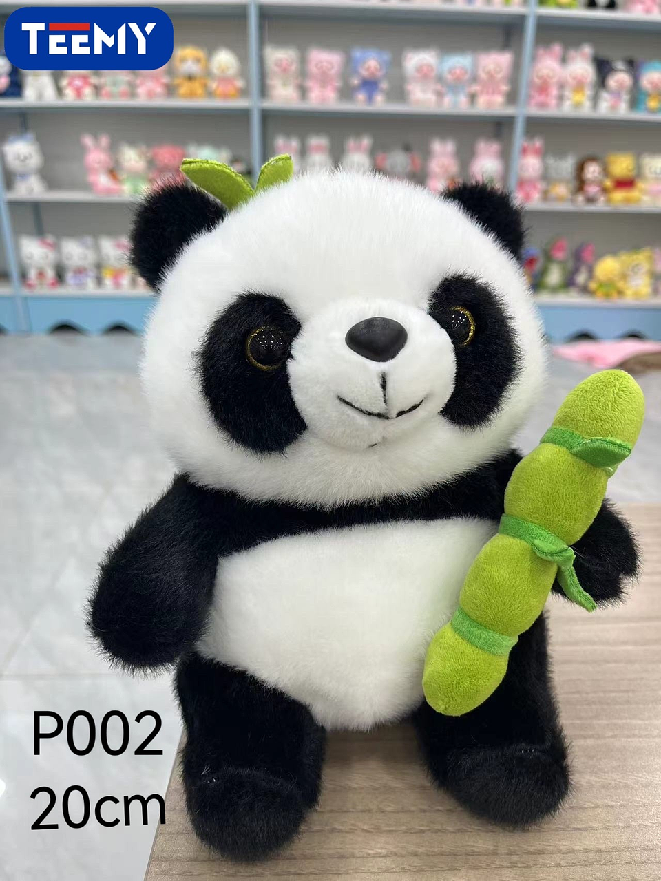 PELUCHE PANDA 20 CM , PRECIO PUBLICADO ES AL POR MAYOR Y DEBEN SER 3 UNIDADES DEL MISMO  (P002) 1
