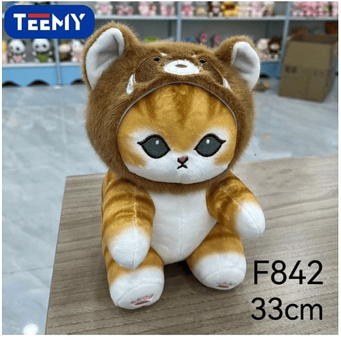 PELUCHE GATO 33 CM , PRECIO PUBLICADO ES AL POR MAYOR Y DEBEN SER 3 UNIDADES DEL MISMO  (F842)