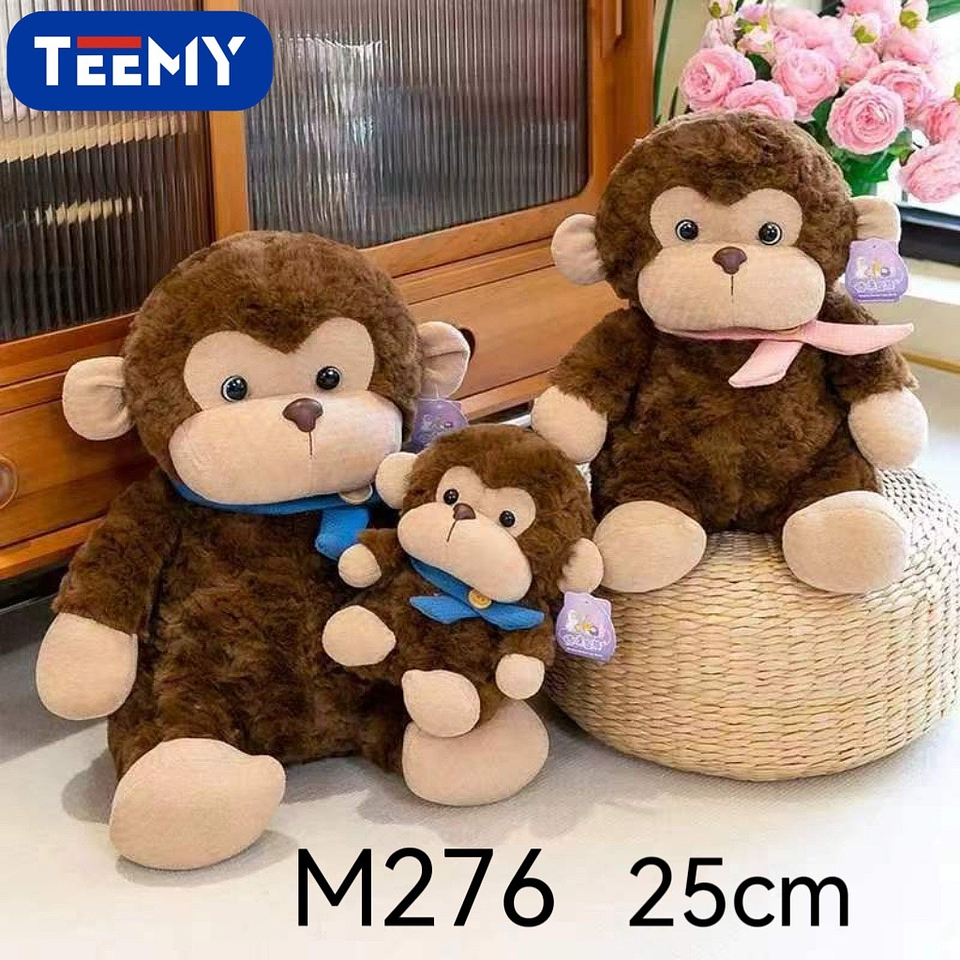 PELUCHE MONO 25 CM , PRECIO PUBLICADO ES AL POR MAYOR Y DEBEN SER 3 UNIDADES DEL MISMO  (M276) 1