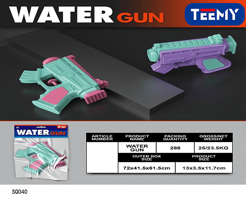 PISTOLA DE AGUA PAQUETE 12 PCS (SQ040)