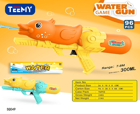 PISTOLA DE AGUA , PRECIO PUBLICADO ES AL POR MAYOR Y DEBEN SER 3 UNIDADES DEL MISMO  (SQ049)